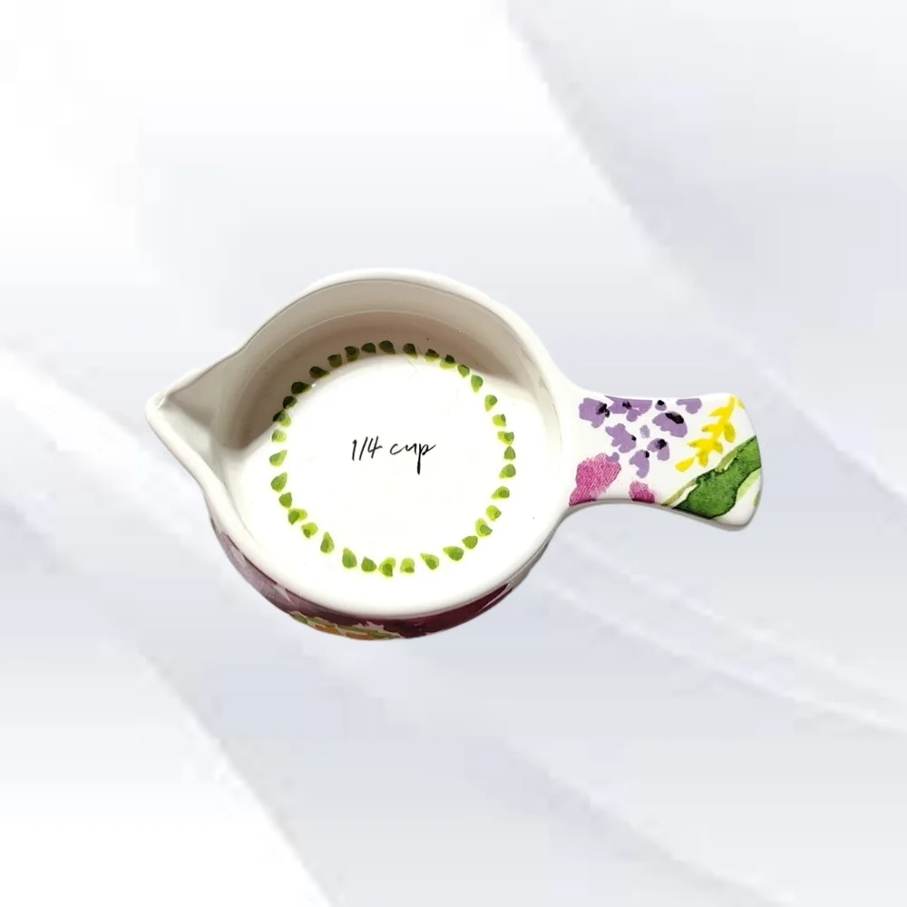 TAG ~ Floral Measuring Cups and Bowl Set